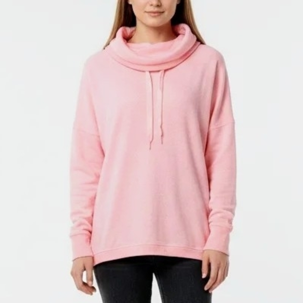 Gerry Soft Pink Cowl Neck Sweater Women's Medium